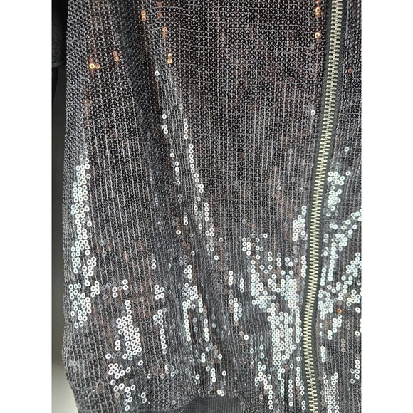 STAR WARS Girls/Jouniors Rogue One Sequin Bomber Jacket - Sz Small - Picture 2 of 7